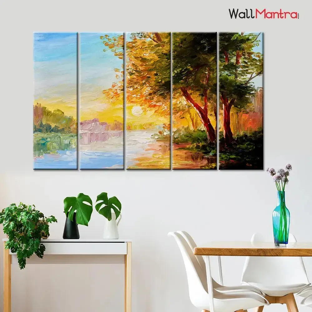 Sunrise Scenery Wall Painting for Indian Homes in 2026