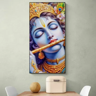 Canvas Krishna Painting Designs for Spiritual Home Décor