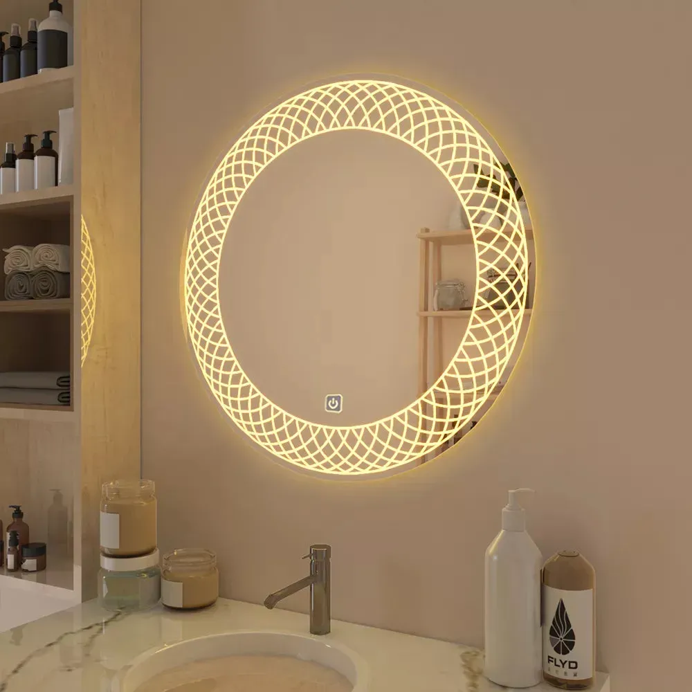Modern Designed LED Round Bathroom Mirror for Indian Homes in 2026